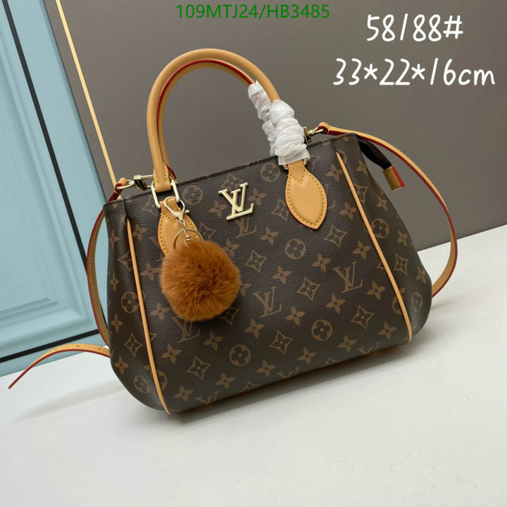 LV Bags-(4A)-Handbag Collection-,Code: HB3485,$ 142USD