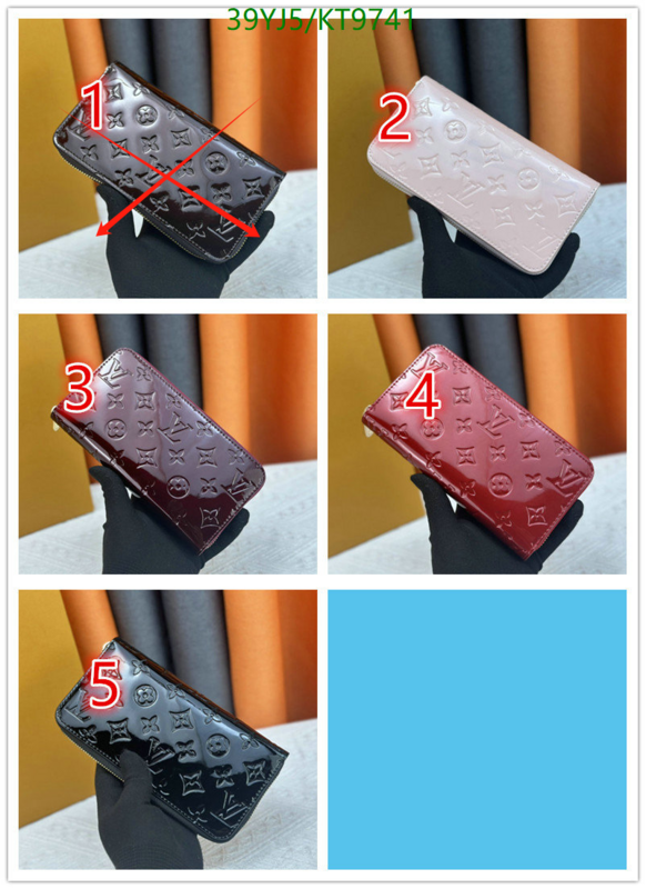 LV Bag-(4A)-Wallet- Code: KT9741 $ 51USD
