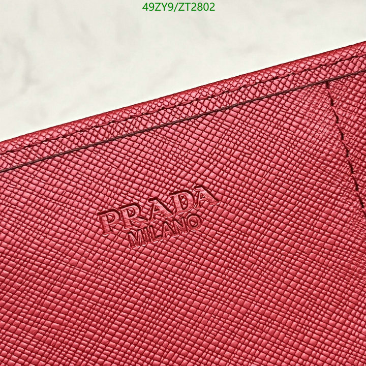 Prada Bag-(4A)-Wallet-,Code: ZT2802,$ 64USD