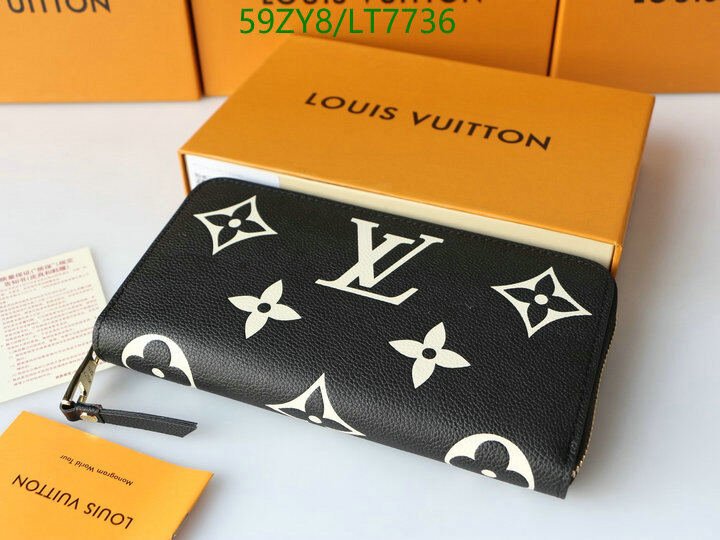 LV Bags-(4A)-Wallet-,Code: LT7736,$ 77USD