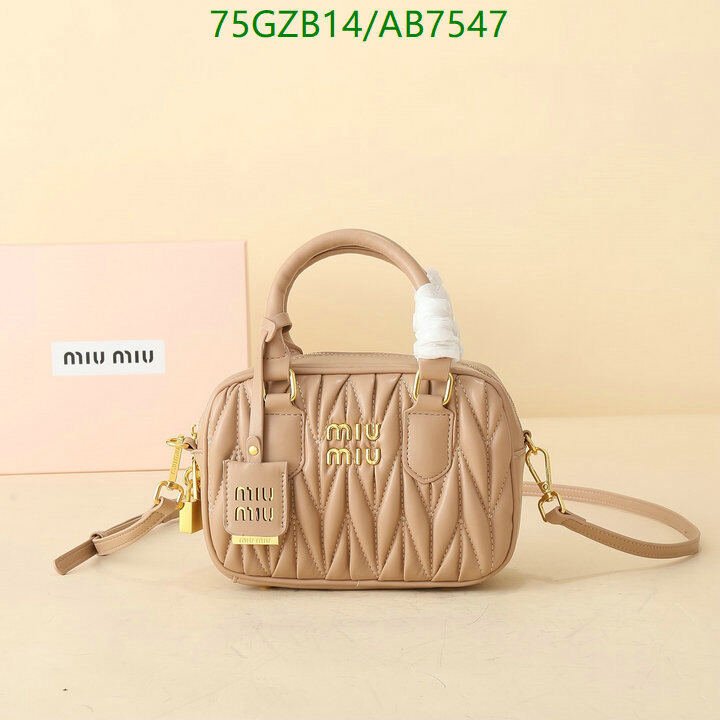 Miu Miu Bag-(4A)-Crossbody- Code: AB7547 $ 98USD