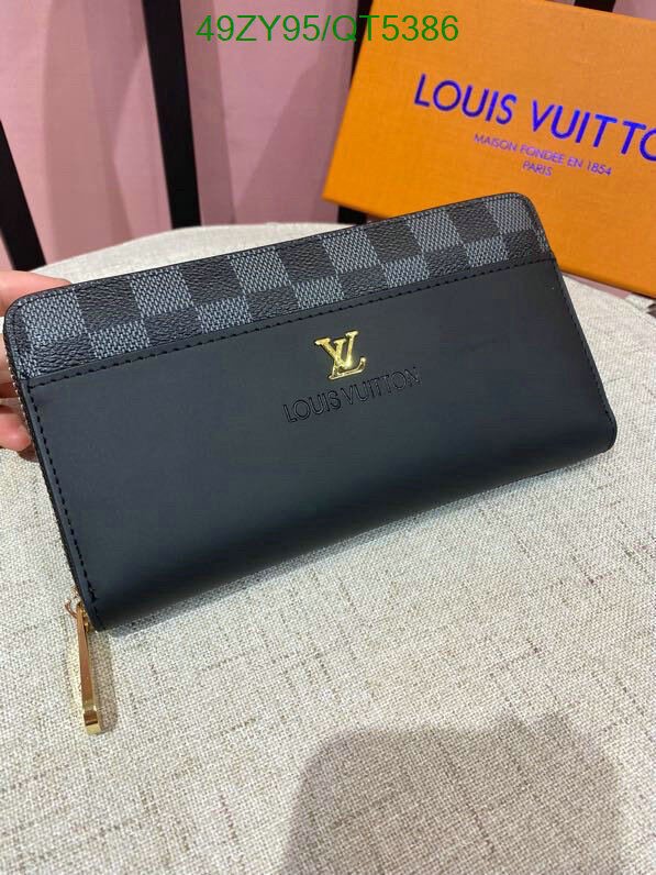 LV Bag-(4A)-Wallet- Code: QT5386 $ 64USD