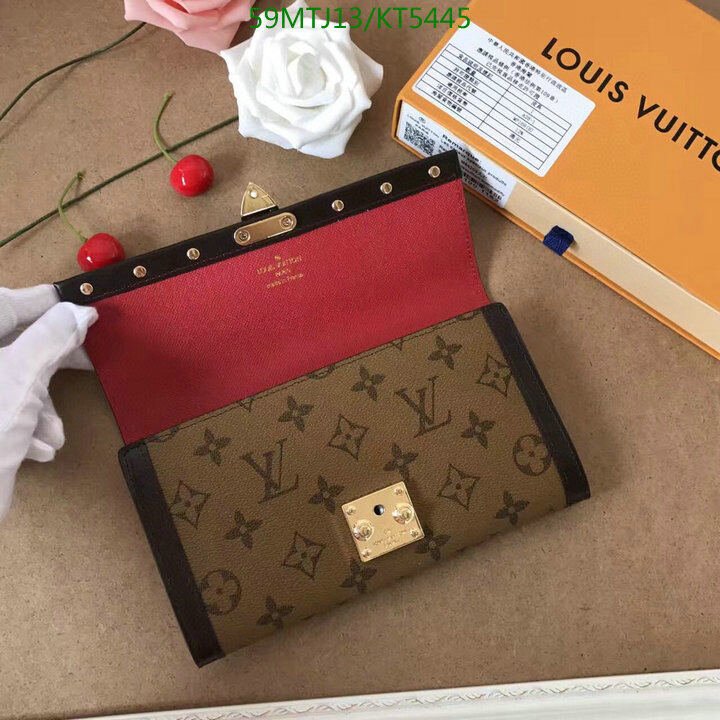 LV Bags-(4A)-Wallet-,Code: KT5445,$ 77USD