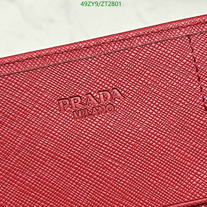 Prada Bag-(4A)-Wallet- Code: ZT2801 $ 64USD