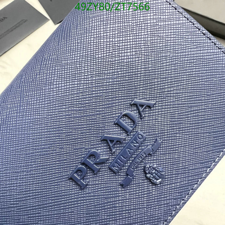 Prada Bag-(4A)-Wallet- Code: ZT7566 $ 64USD