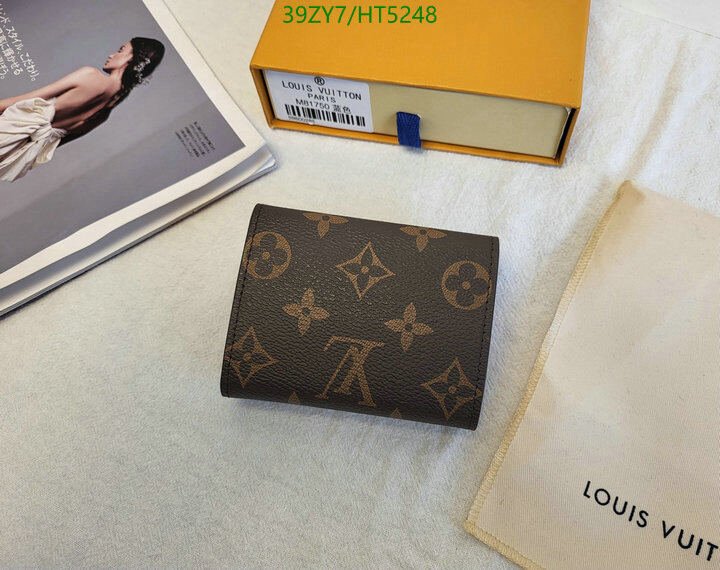 LV Bags-(4A)-Wallet-,Code: HT5248,$ 51USD