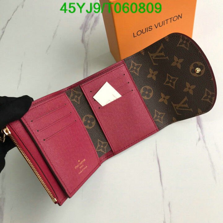 LV Bags-(4A)-Wallet-,Code: T060809,$ 59USD