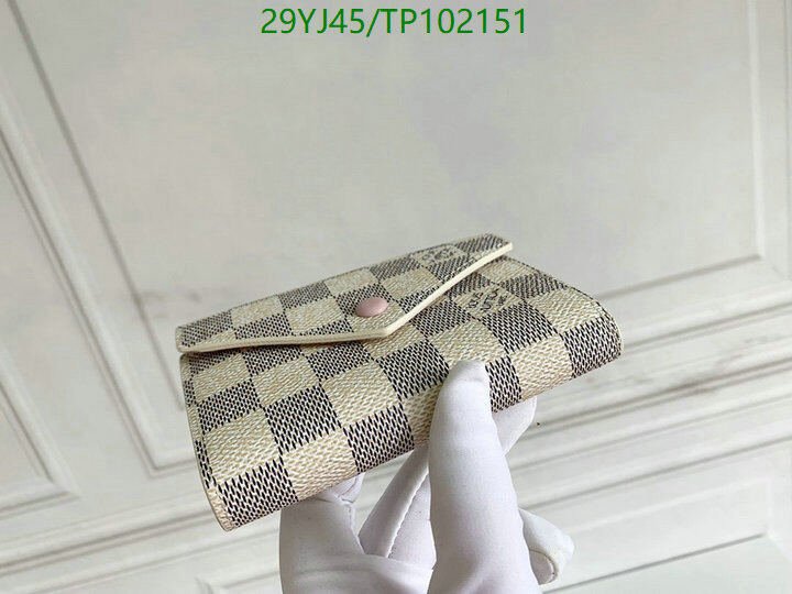LV Bags-(4A)-Wallet-,Code: TP102151,$ 38USD
