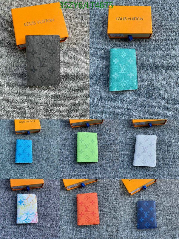 LV Bags-(4A)-Wallet-,Code: LT4875,$ 46USD