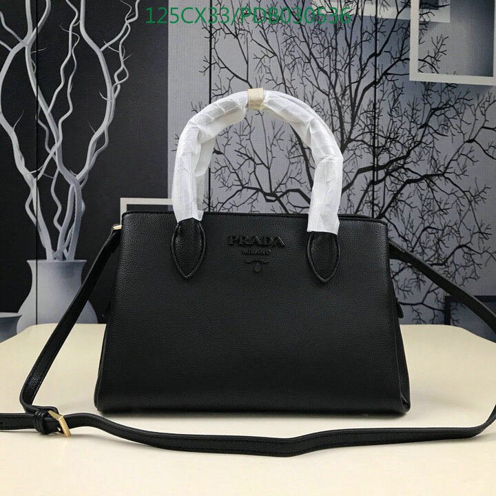 Prada Bag-(4A)-Handbag-,Code: PDB030536,$ 163USD