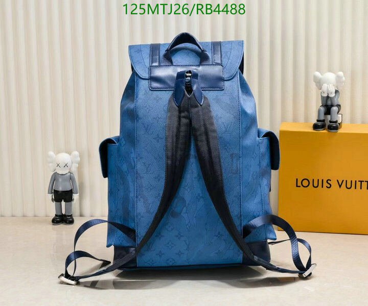 LV Bag-(4A)-Backpack- Code: RB4488 $ 163USD