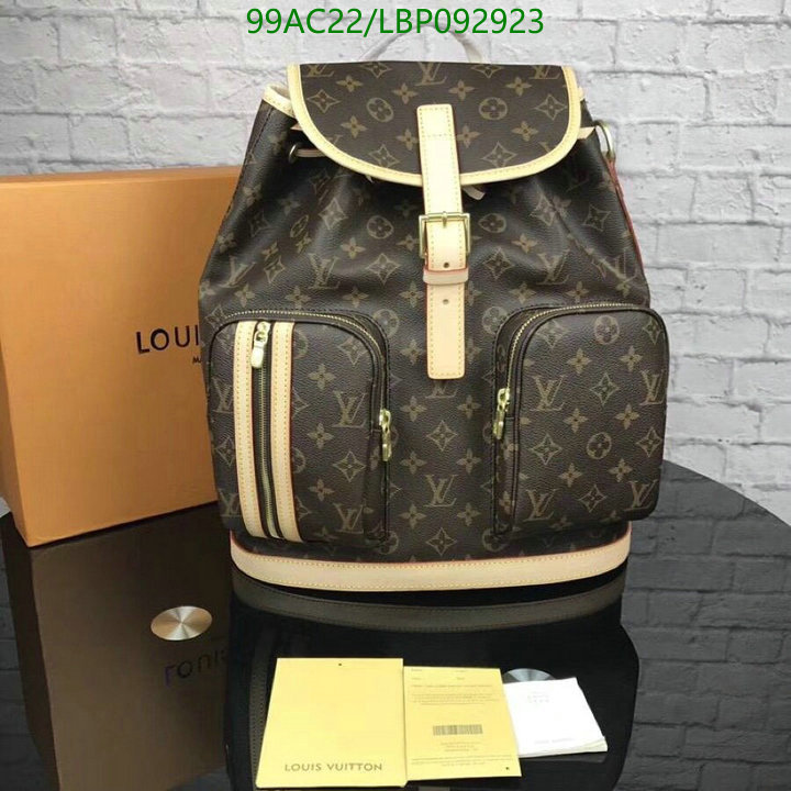 LV Bags-(4A)-Backpack-,Code: LBP092923,$ 129USD