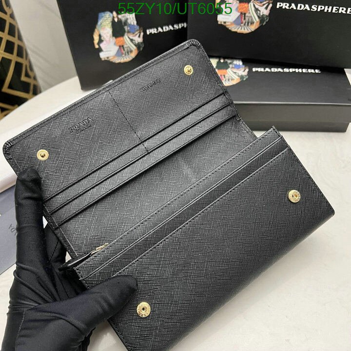 Prada Bag-(4A)-Wallet- Code: UT6055 $ 72USD