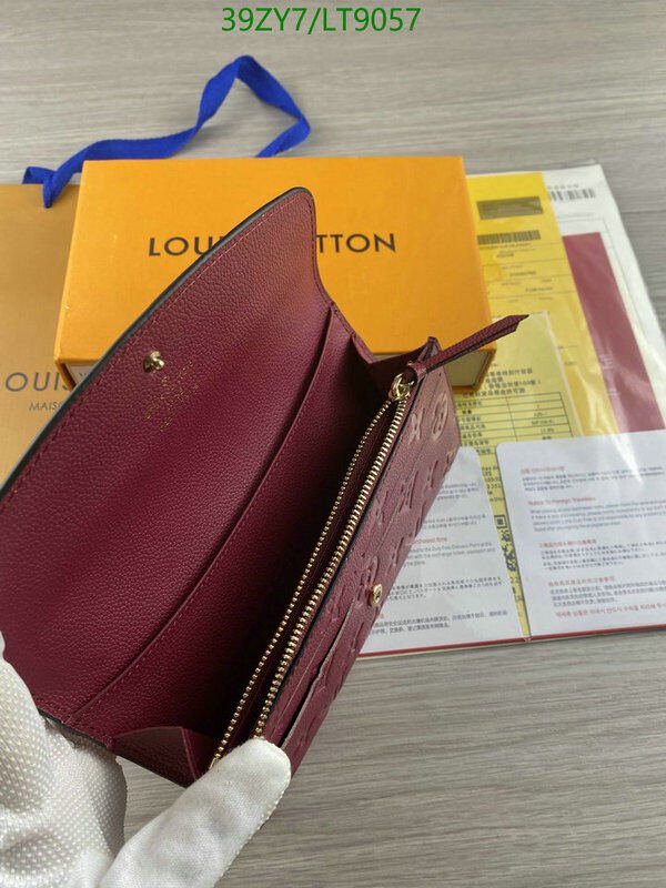 LV Bags-(4A)-Wallet-,Code: LT9057,$ 51USD