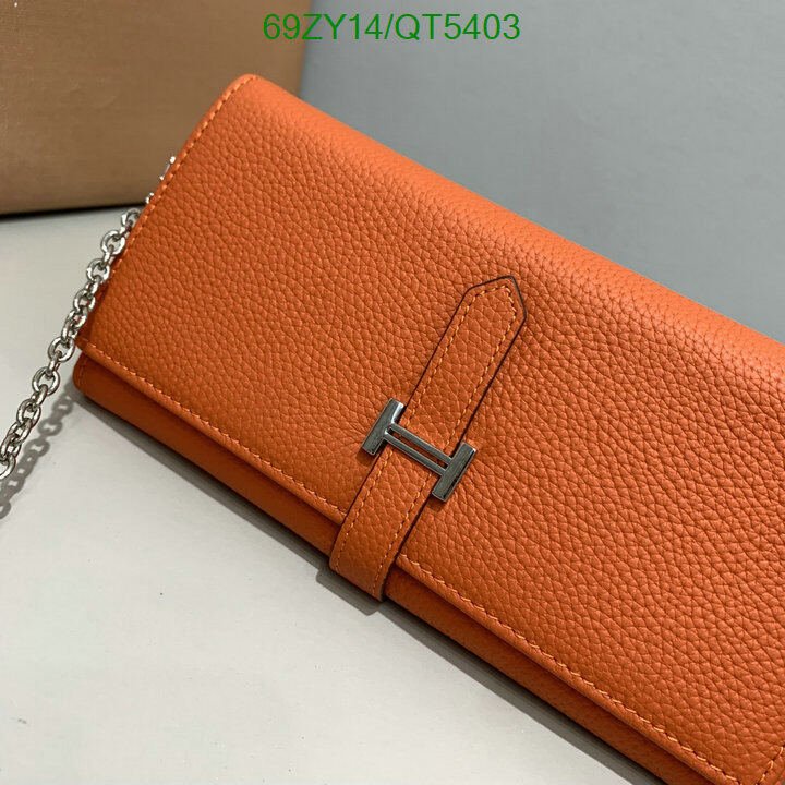 Hermes Bag-(4A)-Wallet- Code: QT5403 $ 90USD