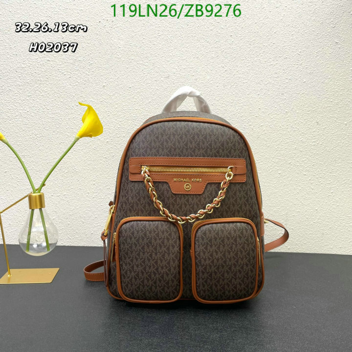 Michael Kors Bag-(4A)-Backpack-,Code: ZB9276,$ 155USD
