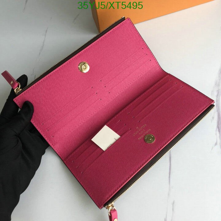 LV Bags-(4A)-Wallet-,Code: XT5495,$ 46USD