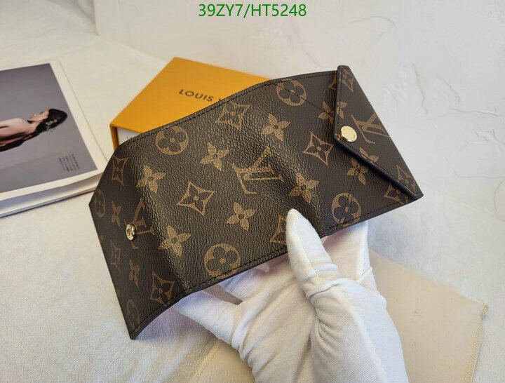 LV Bags-(4A)-Wallet-,Code: HT5248,$ 51USD