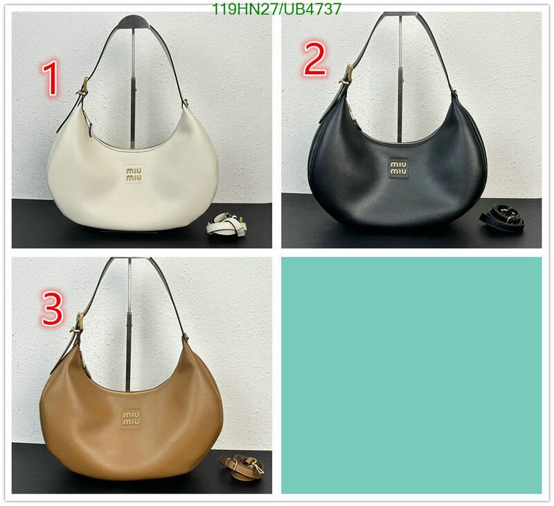 Miu Miu Bag-(4A)-Handbag- Code: UB4737 $ 155USD