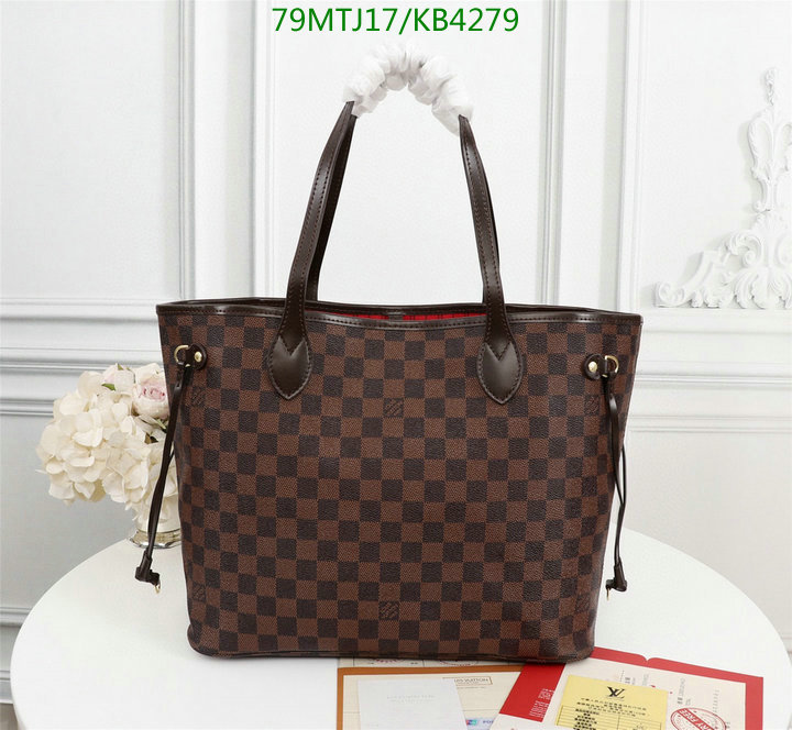 LV Bags-(4A)-Neverfull-,Code: KB4279,$ 103USD