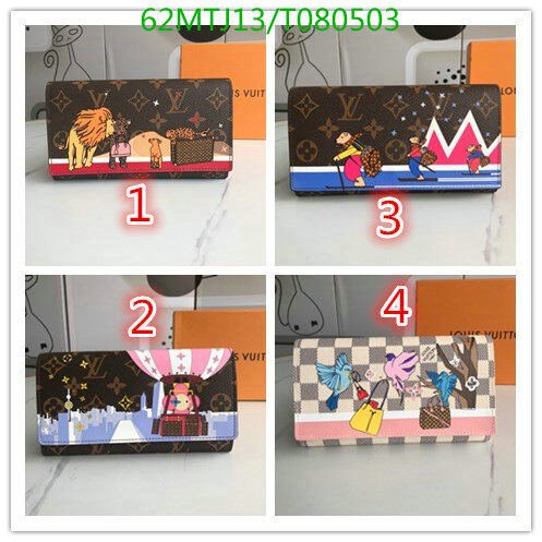 LV Bags-(4A)-Wallet-,Code: T080503,$ 81USD