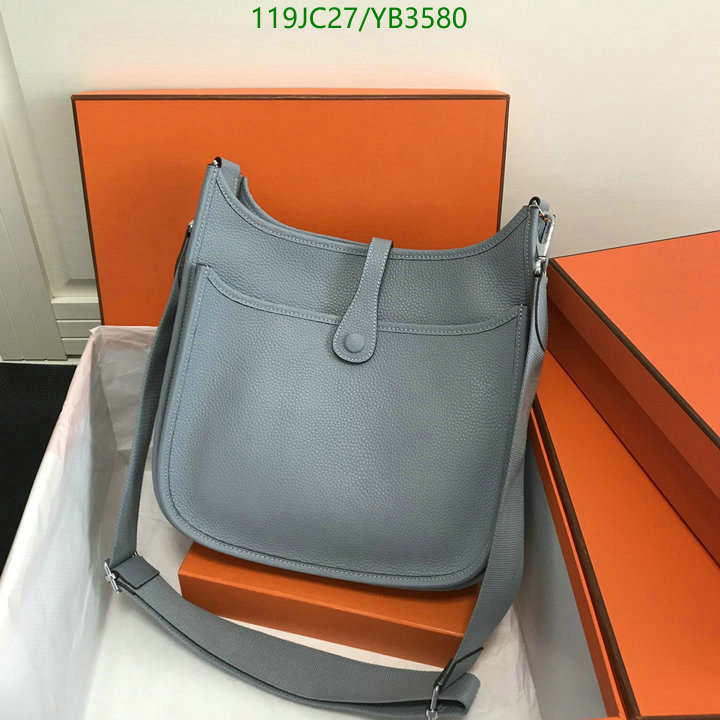 Hermes Bag-(4A)-Evelyne-,Code: YB3580,$ 155USD