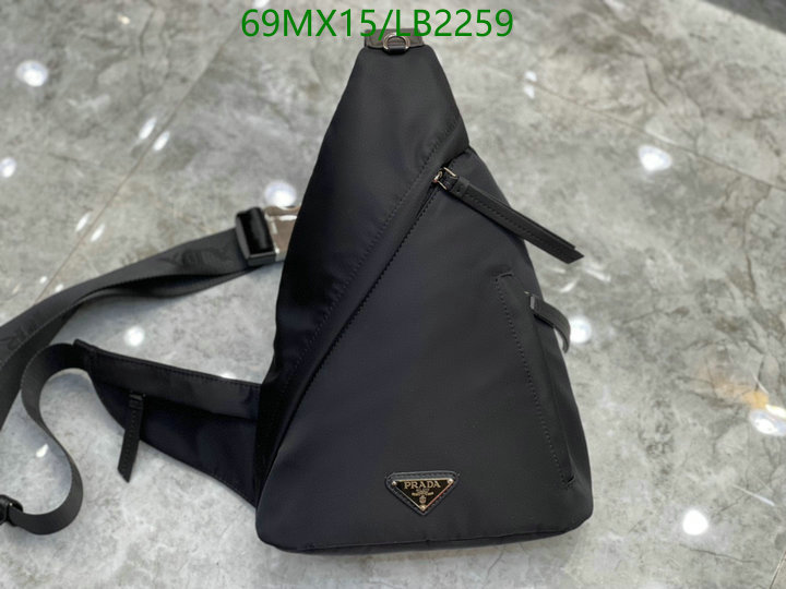 Prada Bag-(4A)-Belt Bag-Chest Bag-- Code: LB2259 $ 90USD