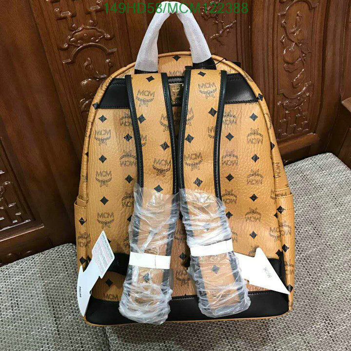 MCM Bag-(4A)-Backpack-,Code: MCB122388,$ 194USD
