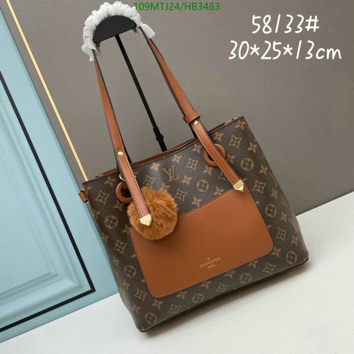 LV Bags-(4A)-Handbag Collection-,Code: HB3483,$ 142USD