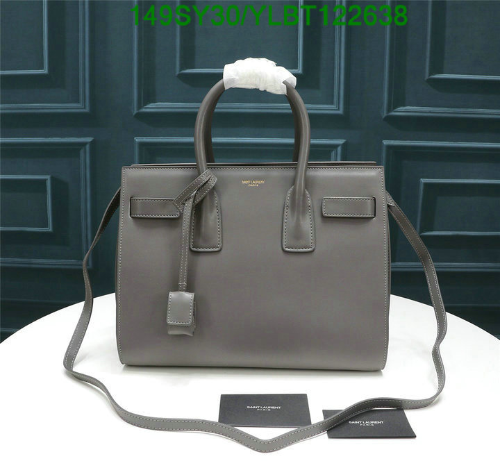 YSL Bag-(4A)-Handbag-,Code: YLBT122638,