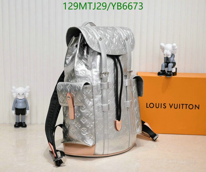 LV Bags-(4A)-Backpack-,Code: YB6673,$ 168USD