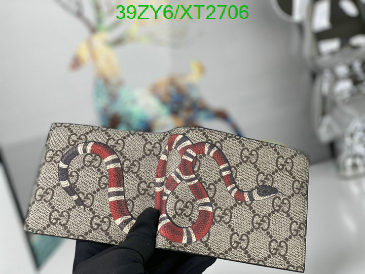 Gucci Bag-(4A)-Wallet-,Code: XT2706,$ 51USD
