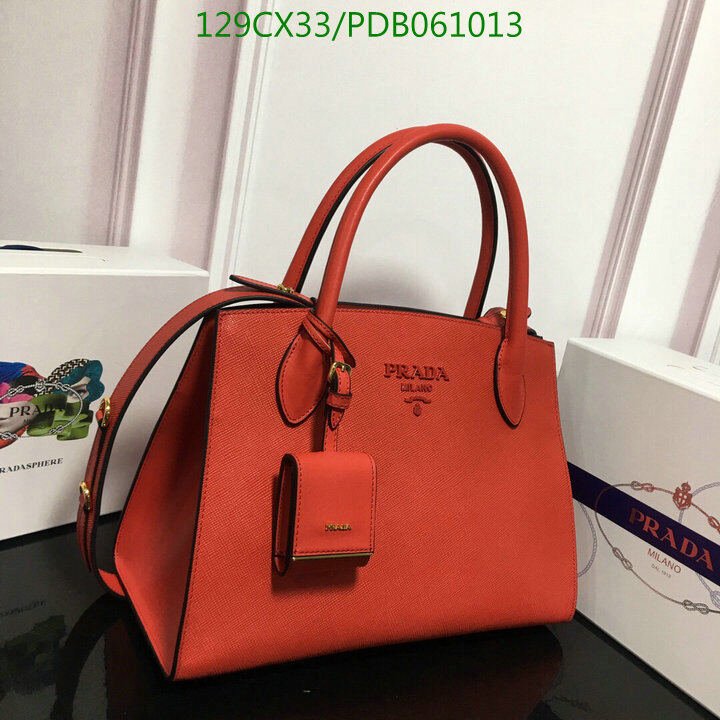 Prada Bag-(4A)-Handbag-,Code: PDB061013,$ 168USD