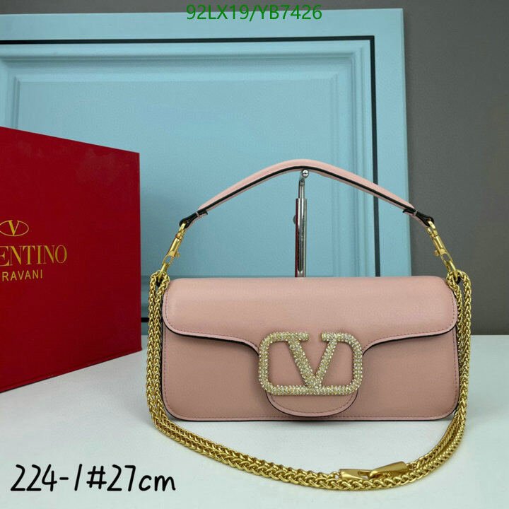 Valentino Bag-(4A)-LOC-V Logo ,Code: YB7426,$ 120USD