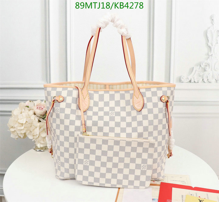 LV Bags-(4A)-Neverfull-,Code: KB4278,$ 116USD