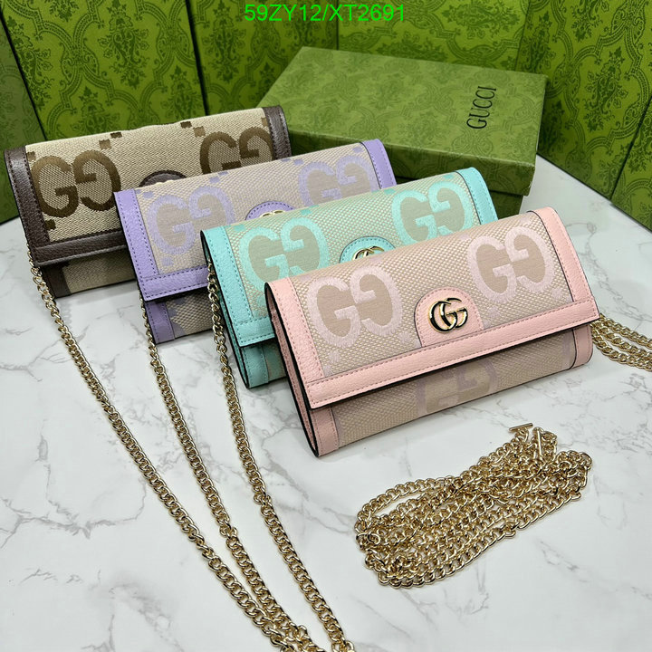 Gucci Bag-(4A)-Wallet-,Code: XT2691,$ 77USD