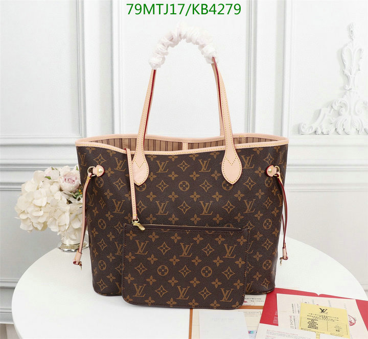 LV Bags-(4A)-Neverfull-,Code: KB4279,$ 103USD