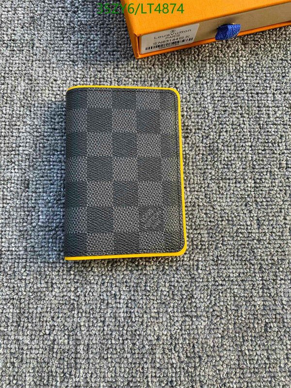 LV Bags-(4A)-Wallet-,Code: LT4874,$ 46USD