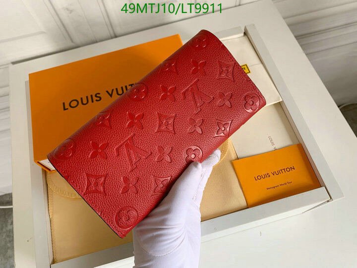 LV Bags-(4A)-Wallet-,Code: LT9911,$ 64USD