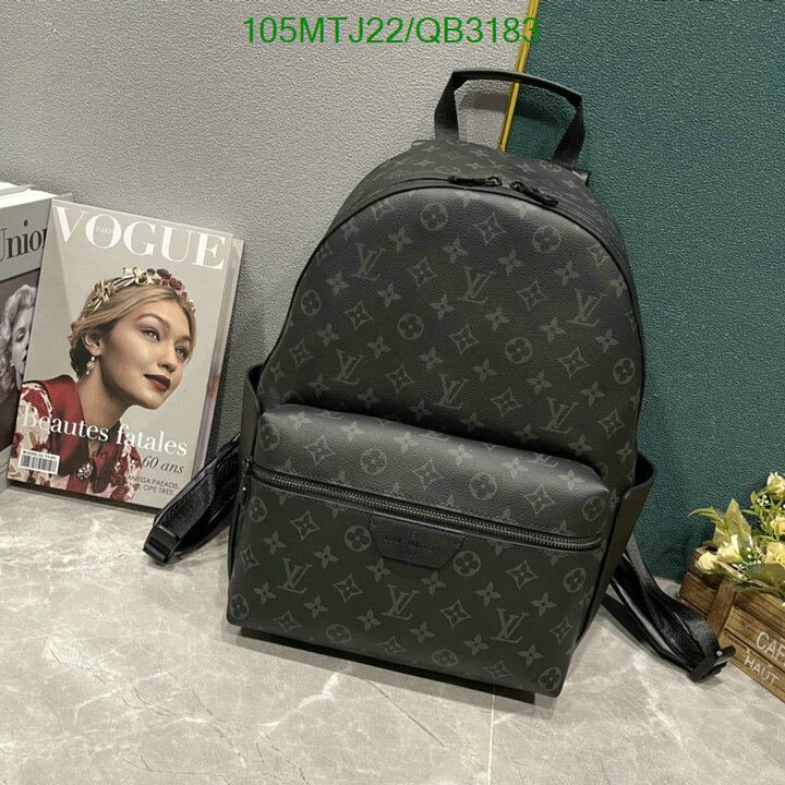 LV Bag-(4A)-Backpack- Code: QB3183 $ 137USD