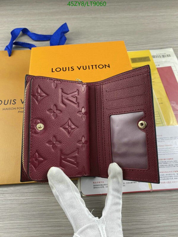 LV Bags-(4A)-Wallet-,Code: LT9060,$ 59USD