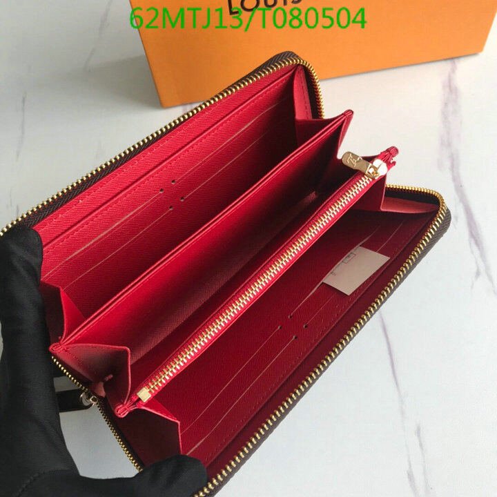 LV Bags-(4A)-Wallet-,Code: T080504,$ 81USD