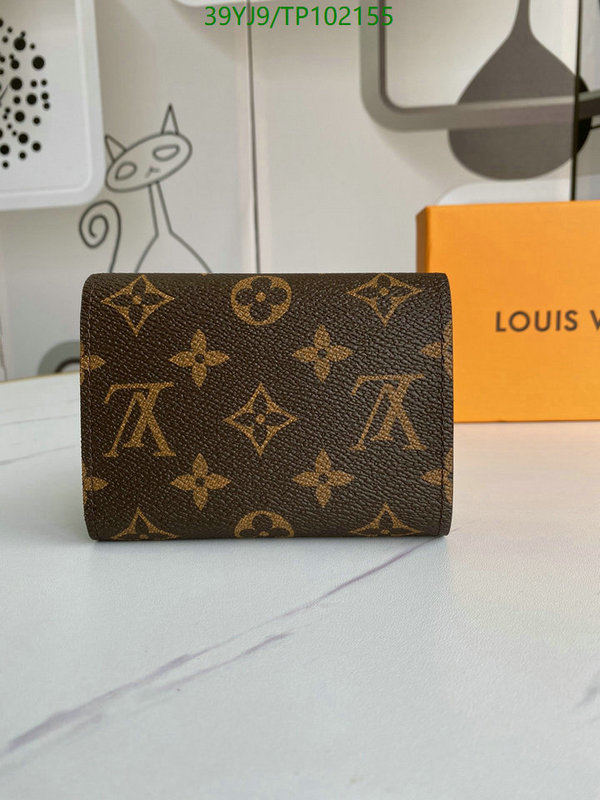 LV Bags-(4A)-Wallet-,Code: TP102155,$ 51USD