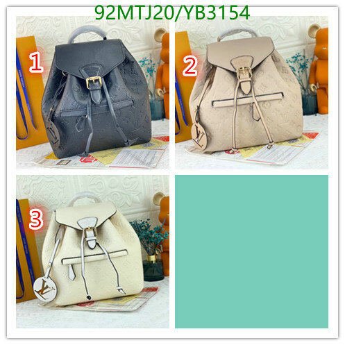 LV Bags-(4A)-Backpack-,Code: YB3154,$ 120USD
