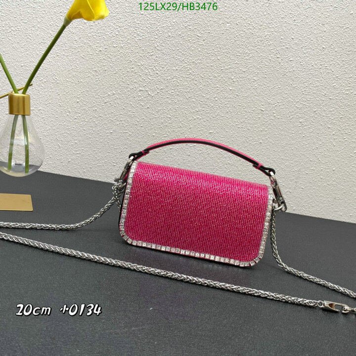 Valentino Bag-(4A)-LOC-V Logo ,Code: HB3476,$ 163USD