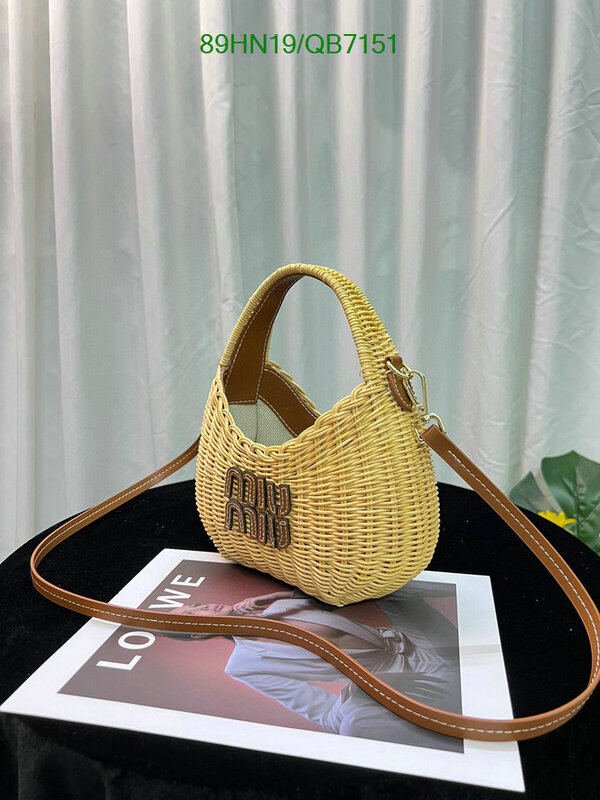 Miu Miu Bag-(4A)-Diagonal- Code: QB7151 $ 116USD