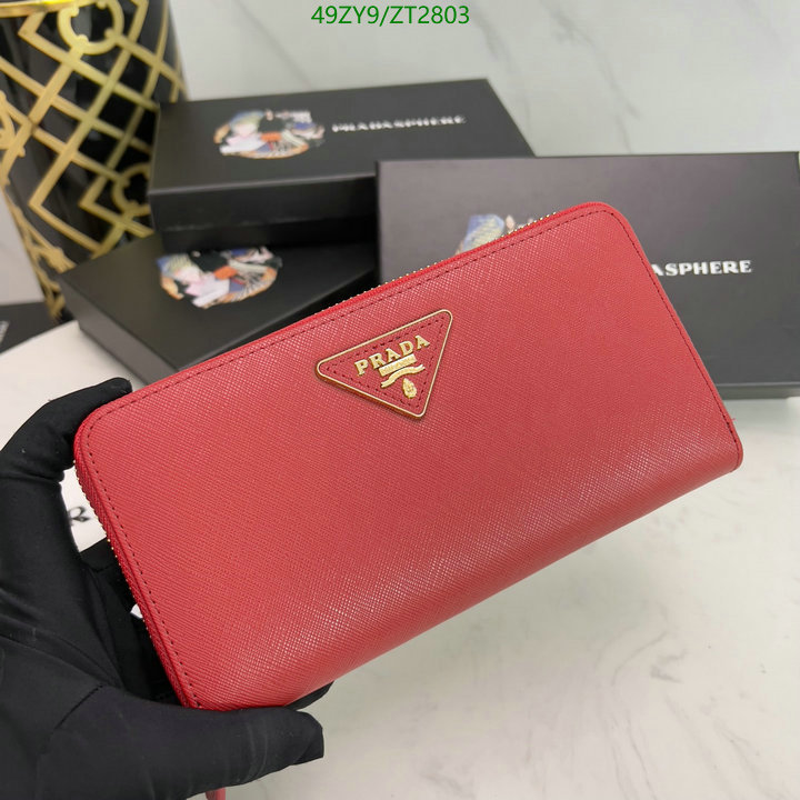 Prada Bag-(4A)-Wallet-,Code: ZT2803,$ 64USD