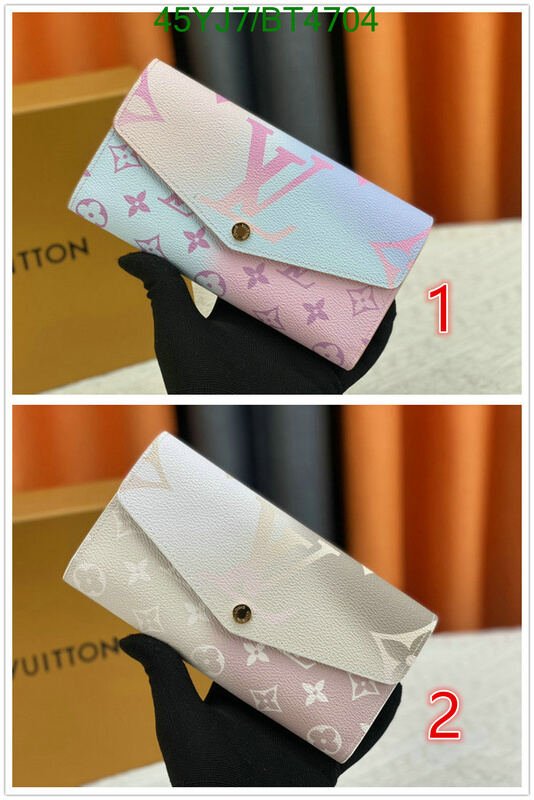 LV Bag-(4A)-Wallet- Code: BT4704 $ 59USD