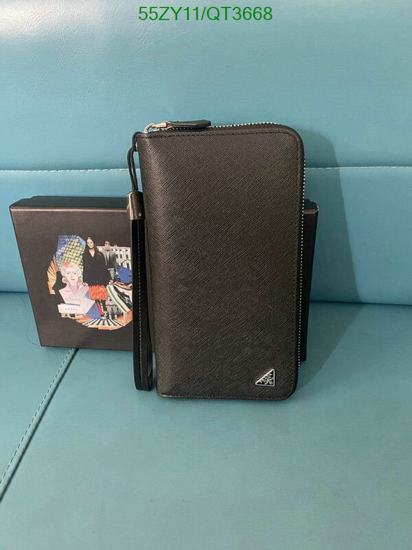 Prada Bag-(4A)-Wallet- Code: QT3668 $ 72USD