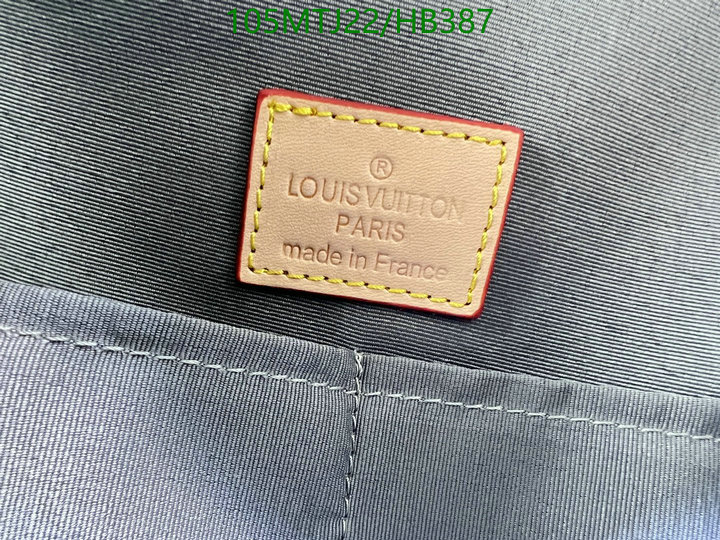 LV Bags-(4A)-Backpack-,Code: HB387,$ 137USD
